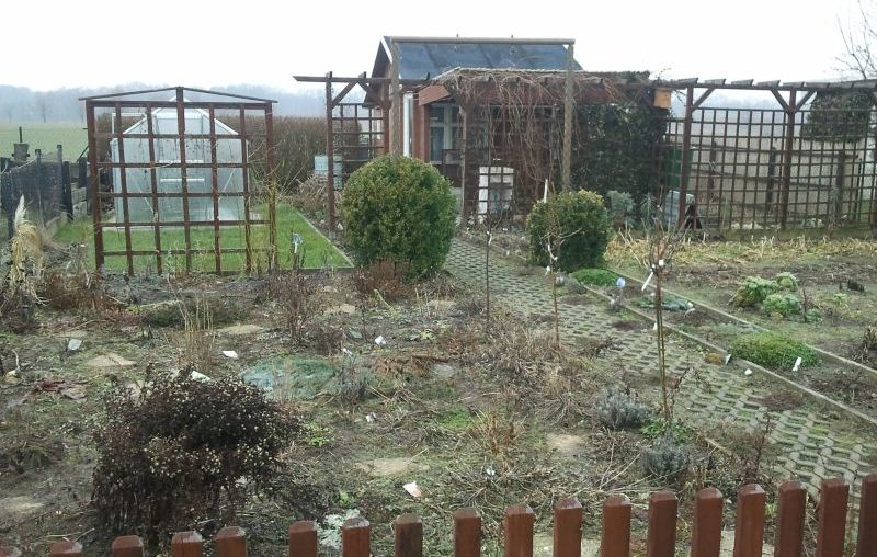 Das Jahr 2013 in der Parzelle94 – Rückblick – März und April Garten Anfang März 2013